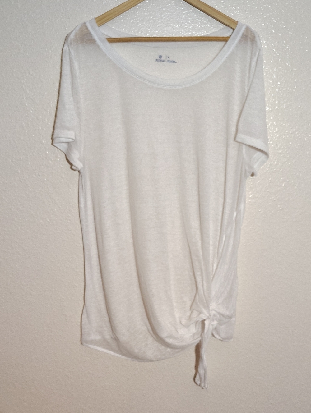 Susina White Sheer Swim Suit Cover